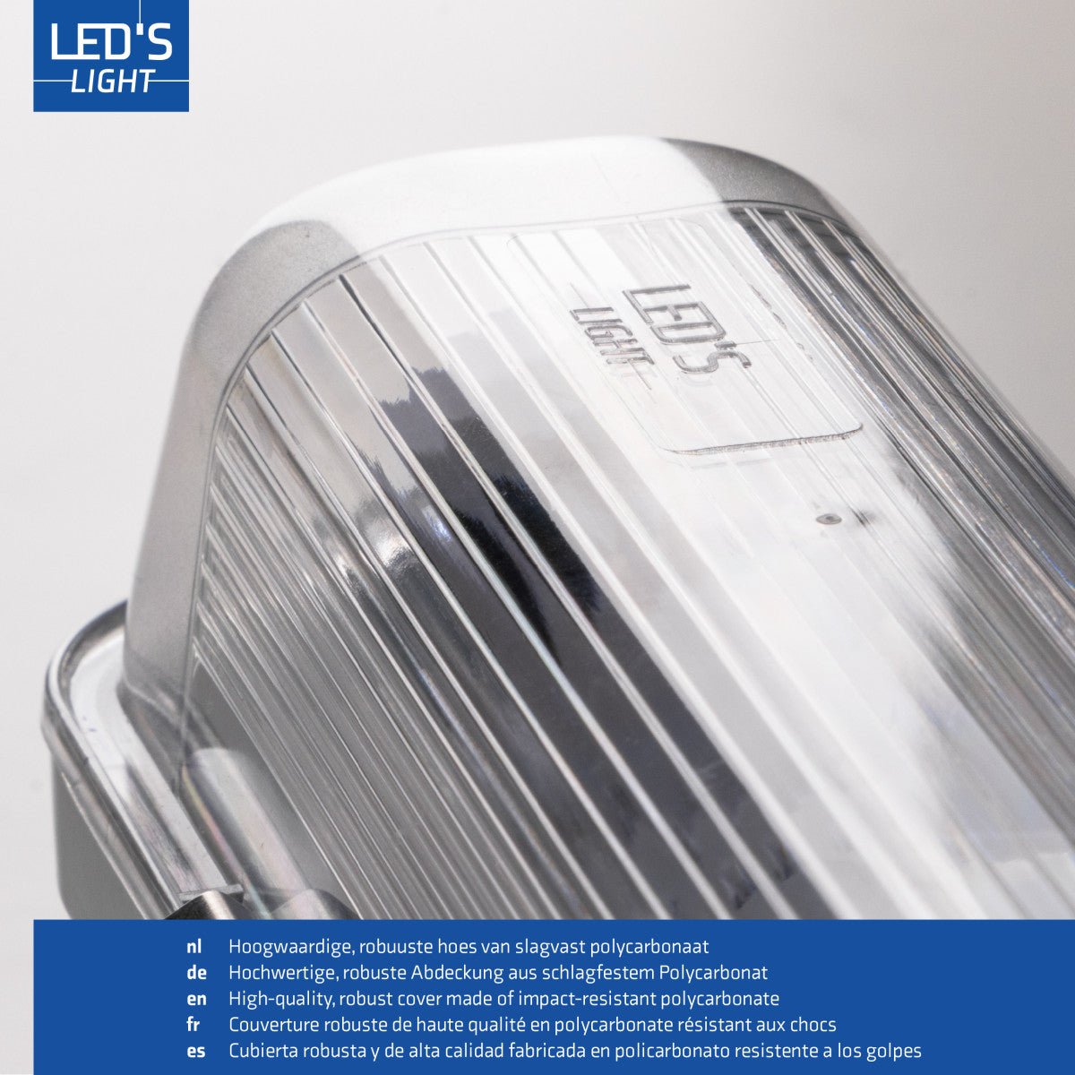 4 PACK - LED's Light Complete LED TL lamp met LED buis 60 cm - Binnen en buiten - 1100 lm - 1x6W - 185lm/w - Energielabel B LED.nl