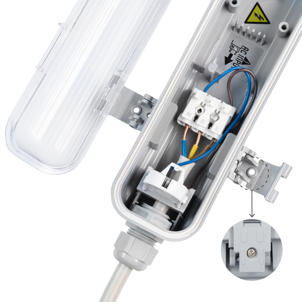 4 PACK - LED's Light LED TL armatuur 60 cm compleet met LED TL buis - 1080lm - 9W - 4000K LED.nl