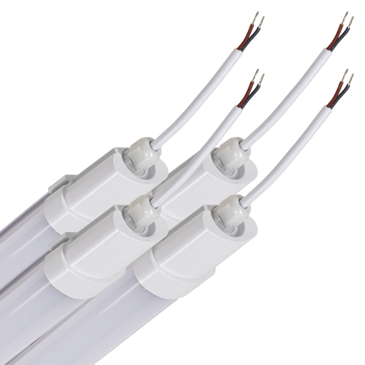 4er-PACK – LED's Light TL Lichtleiste Batten 120 cm – Geeignet für alle Innen- und Feuchträume – 18 W – IP65 – IK08 – 1900 lm - lidstore.shop
