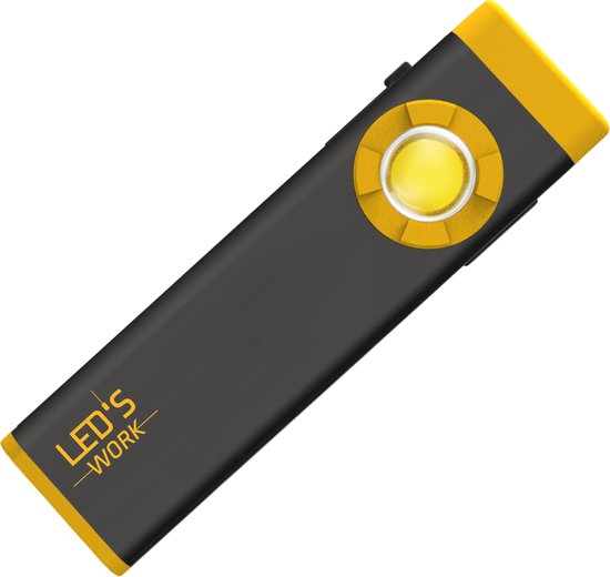 LED's Work Oplaadbare LED Mini Zaklamp met 3 lichtstanden (100, 500 en 700 Lumen) Zaklampen LED.nl