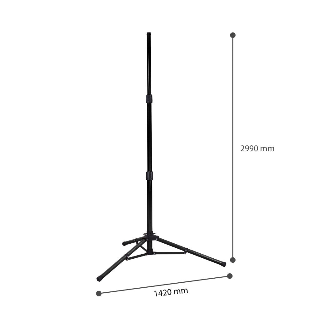 LED's Work Premium Tripod Accessoire - Statief - 1420mm 2990mm - Zwart Statieven LED.nl