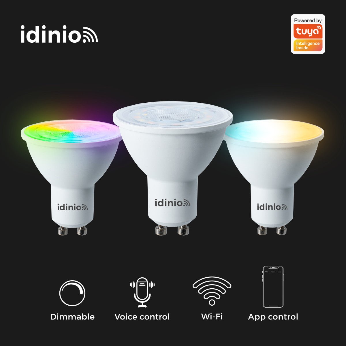 Idinio SMART WIFI SPOTS GU10 LED.nl