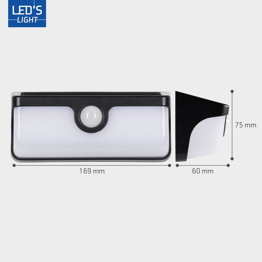 LED-Solar-Wandleuchte mit Bluetooth-Verbindung und Bewegungssensor - lidstore.shop