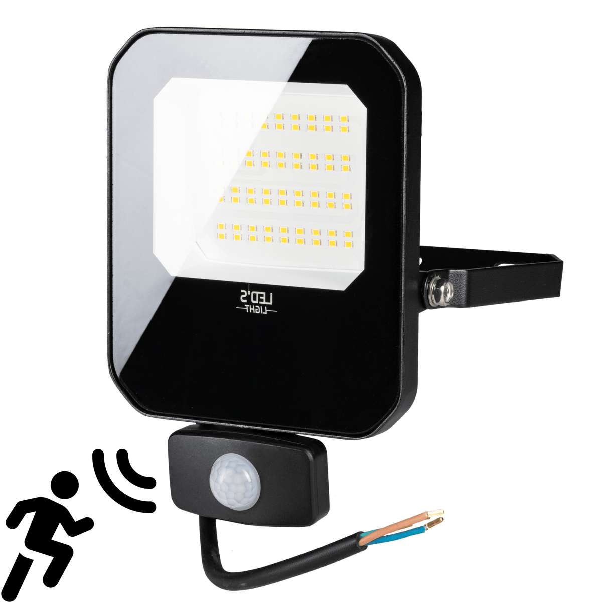 LED-Außenstrahler mit Bewegungsmelder, 4200 lm – für Innen und Außen – 30 W - lidstore.shop