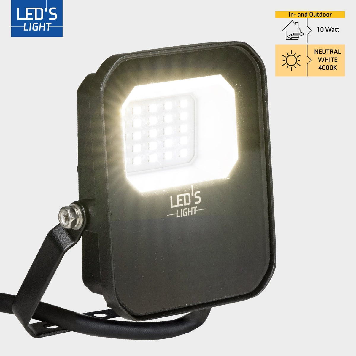 LED's Light Outdoor Strahler 1400 - für innen und außen - 10W - lidstore.shop