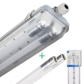 LED's Light Double LED TL lamp 150 cm - complete with LED tubes - Indoor and outdoor - 6200 lm - LED.nl
