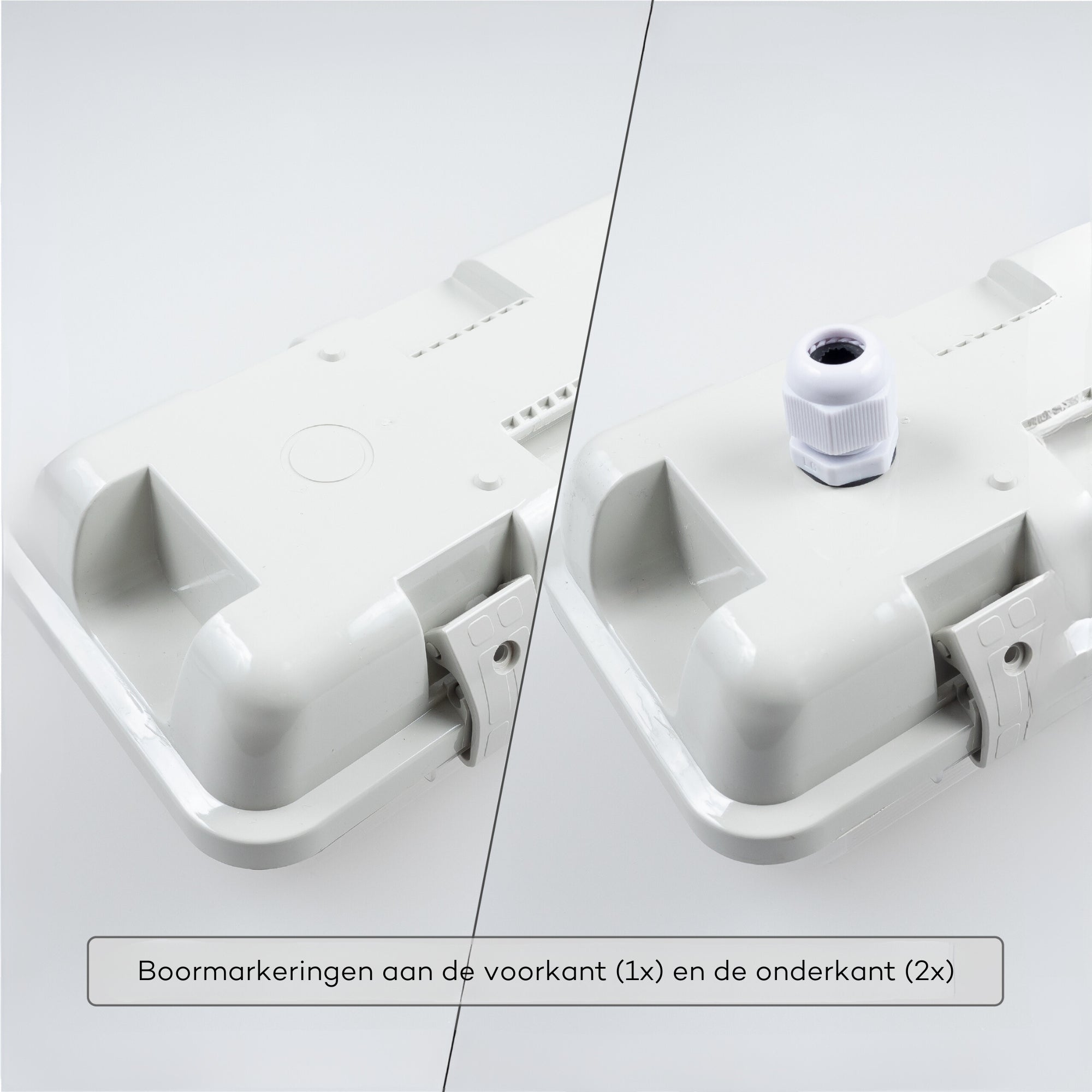 LED's Light LED TL Armatuur licht balk met sensor - incl Dubbele buis 2x14W 120cm 4000K Bewegingssensor en nachtsensor - Waterdicht - 150lm/w TL verlichting LED.nl