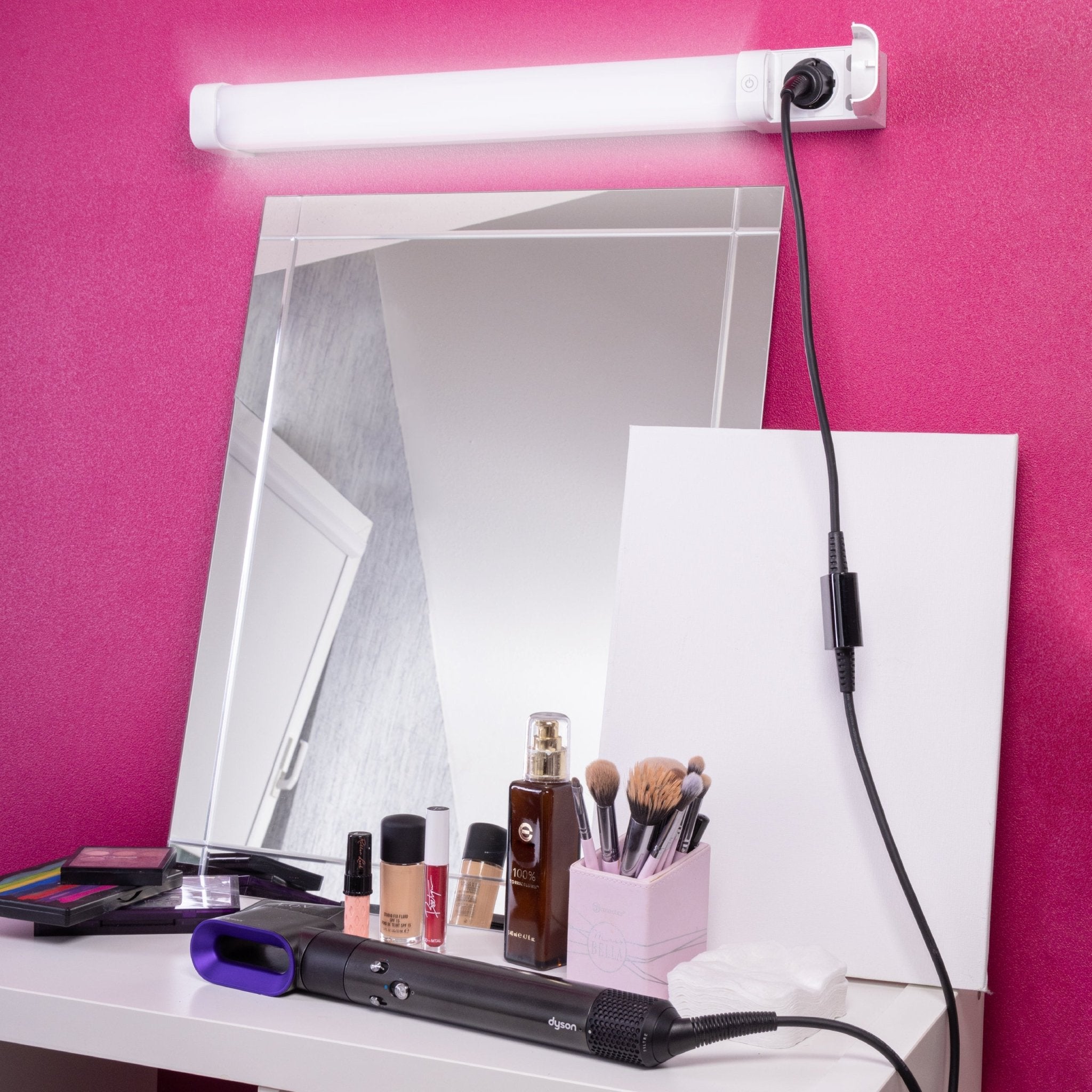 LED's Light Licht balk 60 cm met extra stopcontact - Dimbaar - Geschikt voor badkamer - 1700 lm TL verlichting LED.nl