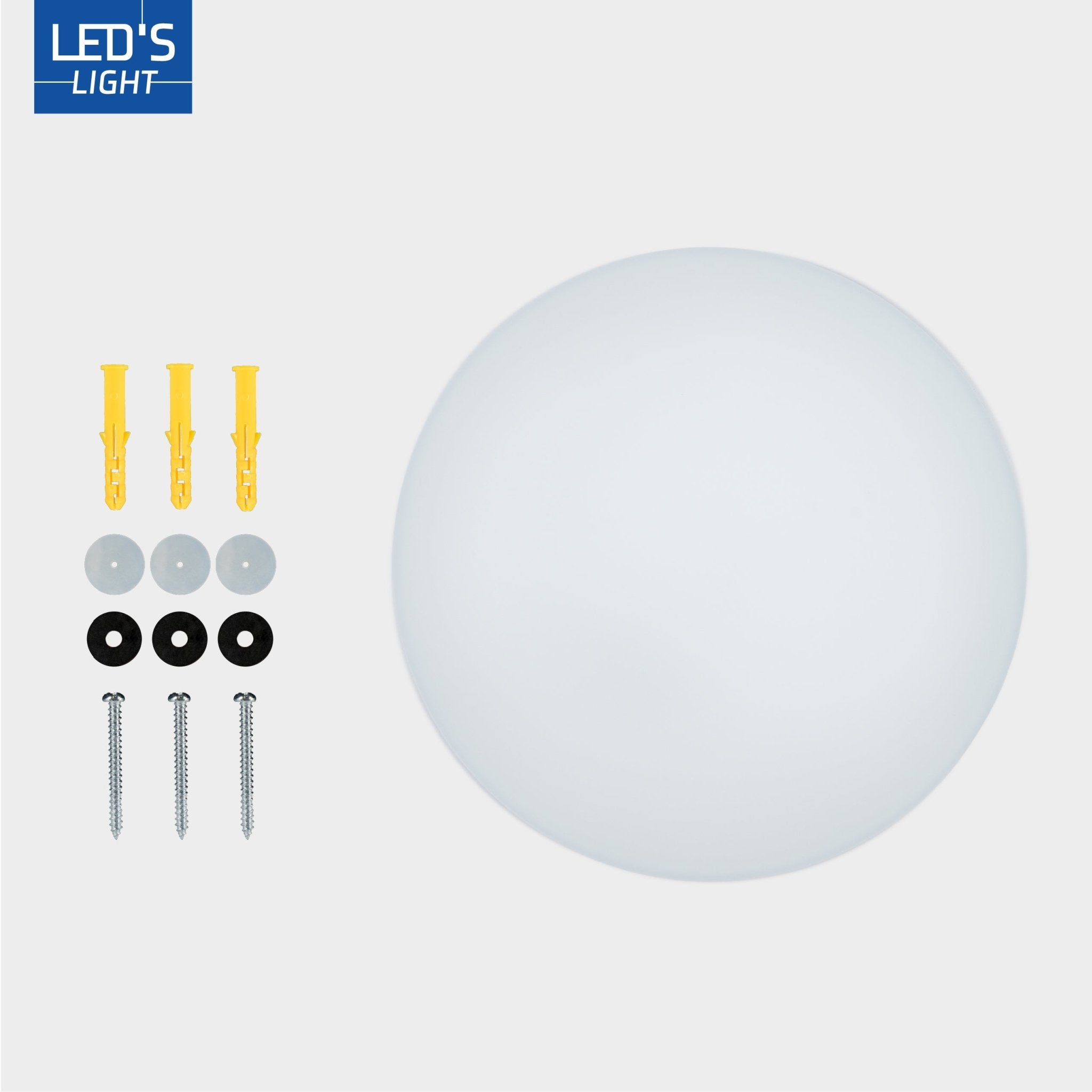 LED's Light Plafondlamp 30 cm - dimbaar in 6 standen - Alle binnenruimtes - IP54 Plafondlampen LED.nl