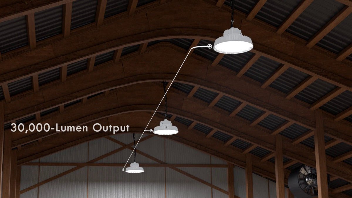 LED's Light pro High Bay - 200W 30000lm powerselect dimbaar CCT 3000K/4000K/5000K - Lumileds LED - Sosen Driver High bays LED.nl
