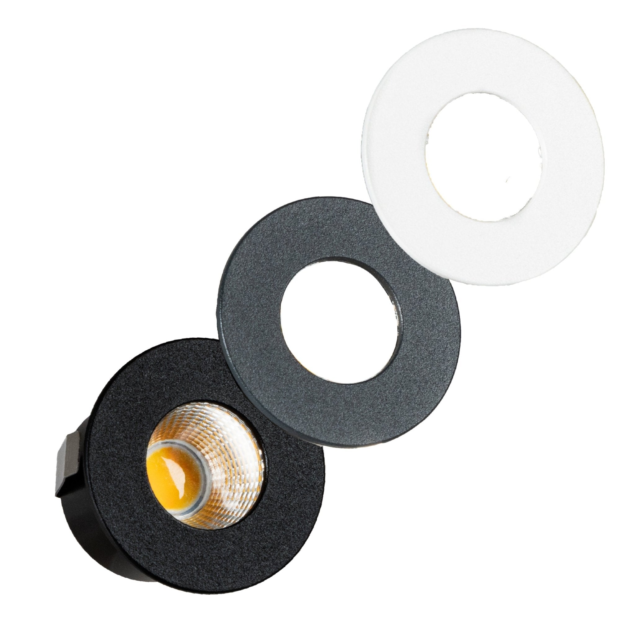 6 PACK - LED's Light PRO mini inbouwspot 3 cm - Voor overkapping, veranda's en inbouwplafonds - Dimbaar - 3 Kleuren plaatjes Inbouwspots LED.nl