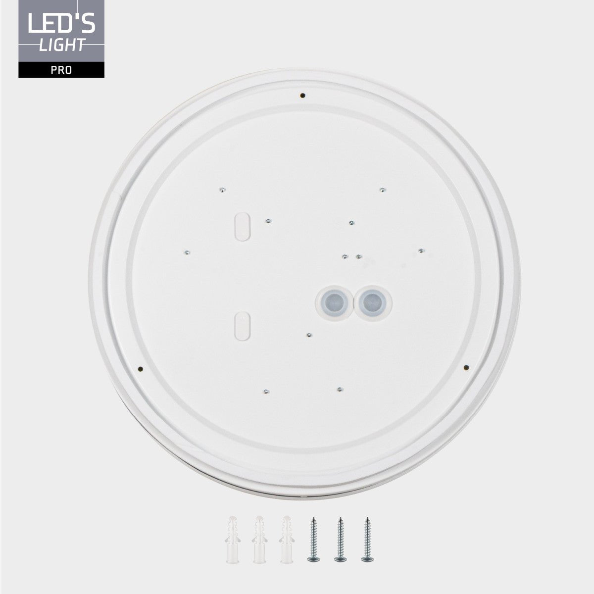 LED's Light Pro Plafondarmatuur - 16W 1920lm 2700K/3000K/4000K/5000K/6000K - Ø350mm IP54 IK08 Vermogen verstelbaar Plafondlampen LED.nl