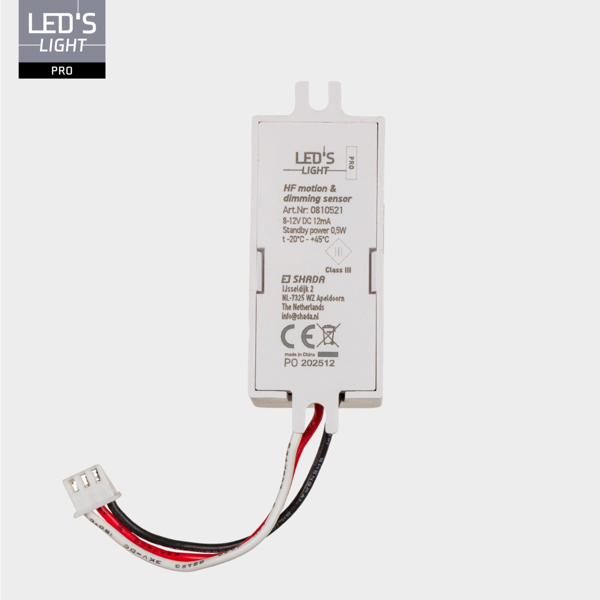 LED's Light Pro Plug & play-sensor voor LED-plafondlamp 0810520 Sensoren LED.nl