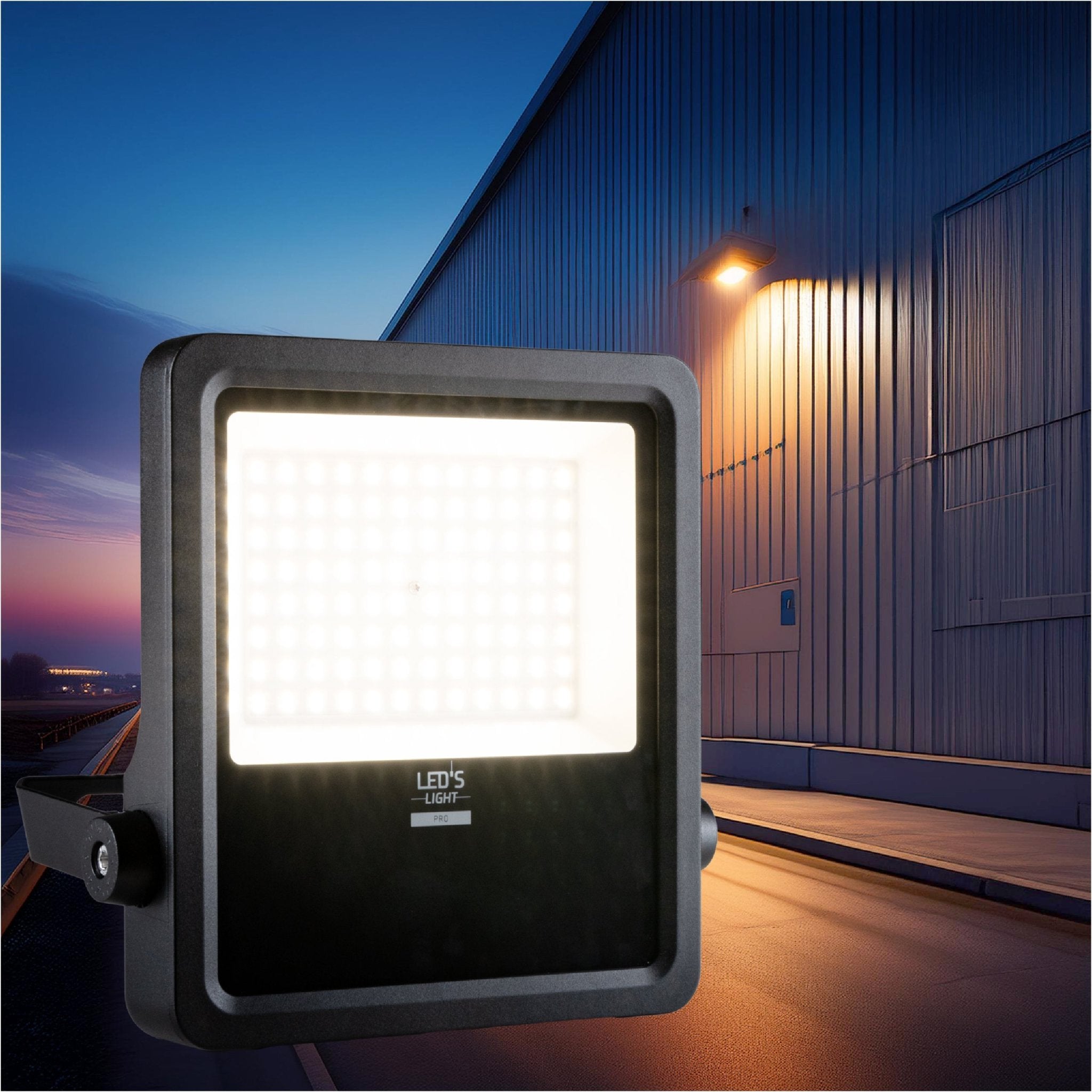 LED's Light Pro Premium Floodlight 12750lm - CCT schakelbaar - Powerselect - 6 lichtstanden - Water en roestbestendig - 100W Schijnwerpers LED.nl