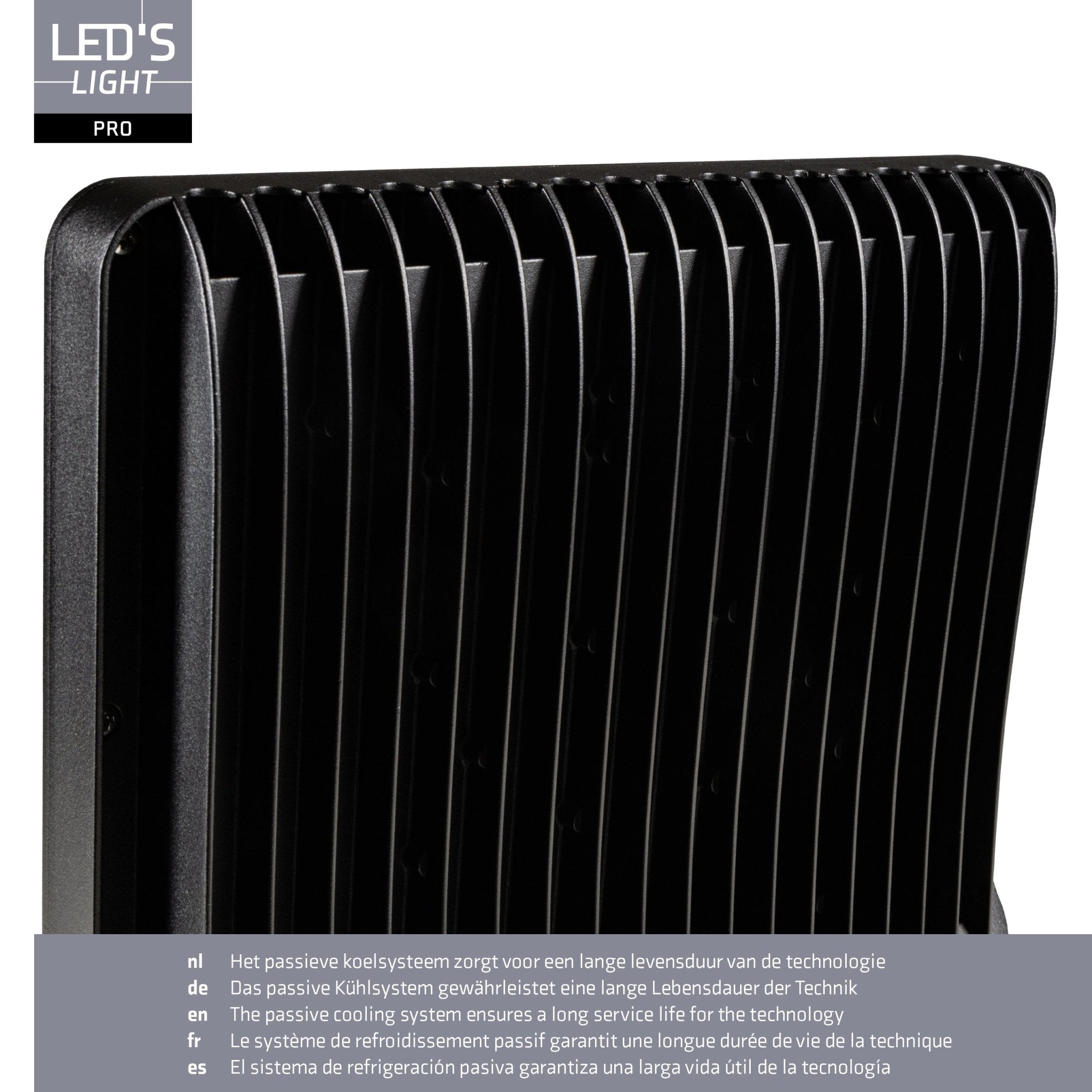 LED's Light Pro Premium Schijnwerper 25500lm - CCT - Powerselect - 6 lichtstanden - Water en roestbestendig - 200W Schijnwerpers LED.nl