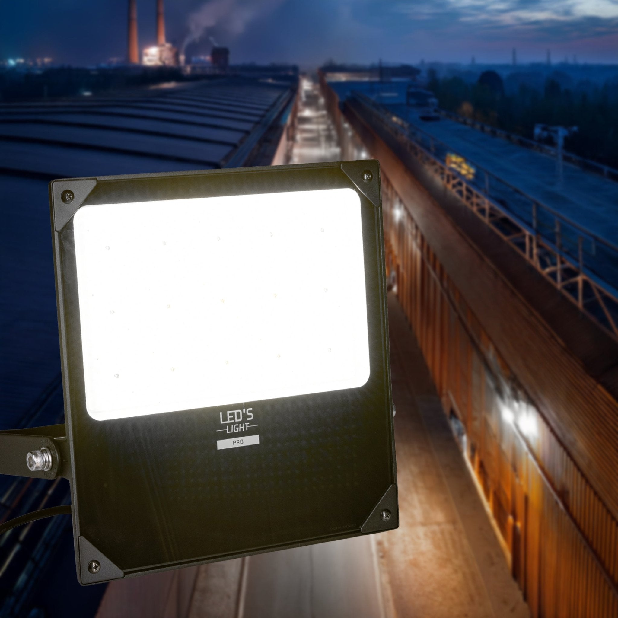 LED's Light pro Professionele LED Schijnwerper 28000 - CCT - Powerselect - 3 lichtstanden - Waterdicht - 200W Schijnwerpers LED.nl