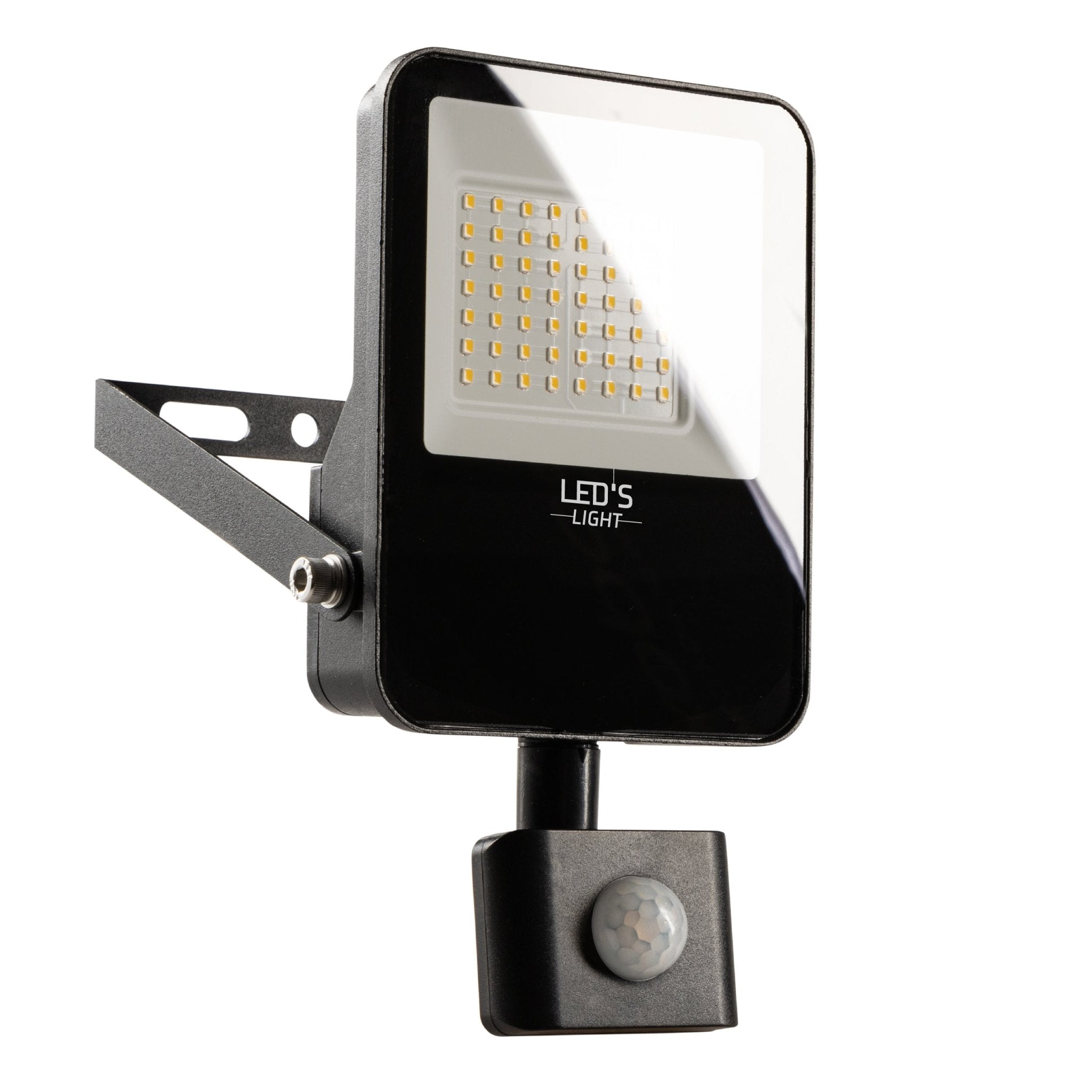 LED's Light Schijnwerper met Bewegingssensor 3600 - Waterdicht & Kantelbaar - 30W Schijnwerpers LED.nl