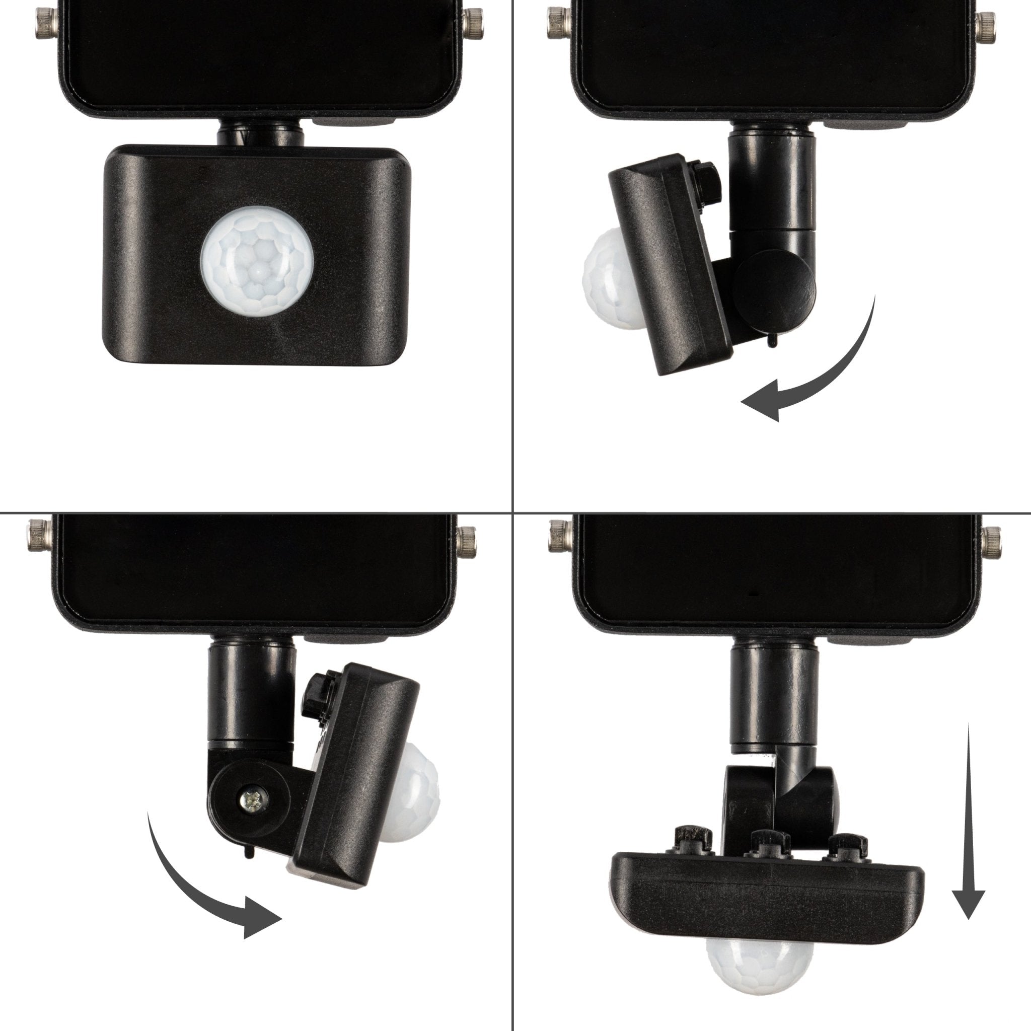 LED's Light Schijnwerper met Bewegingssensor 6000 - Waterdicht & Kantelbaar - 50W Schijnwerpers LED.nl