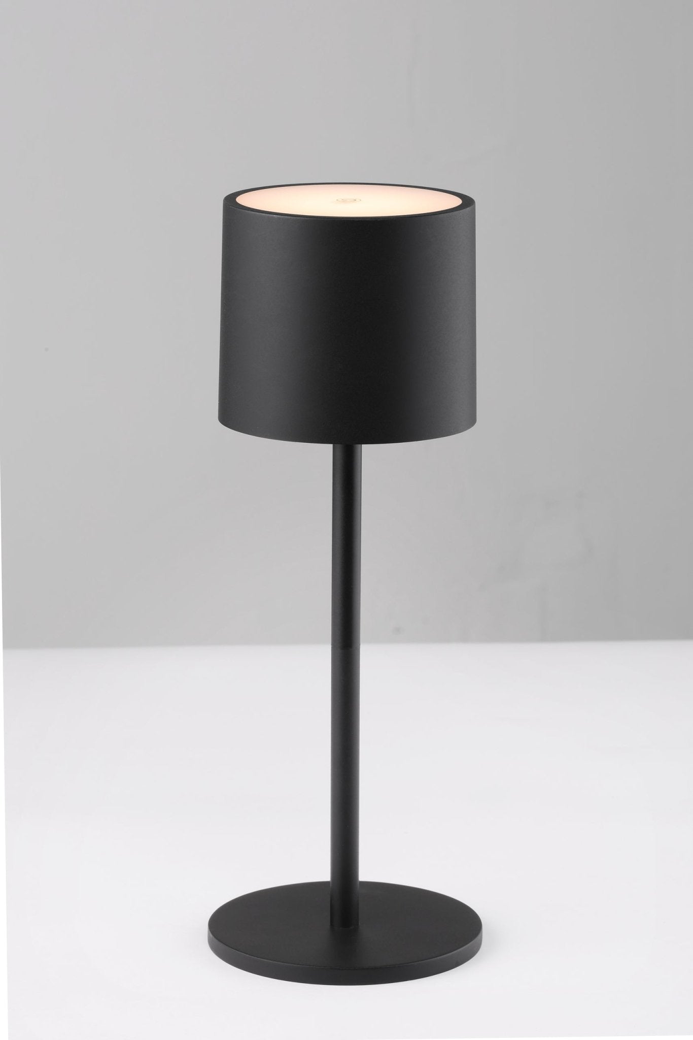LED's Light Tafellamp op accu - oplaadbaar en draadloos - voor binnen en buiten - 3 kleuren - Zwart Tafellampenen LED.nl