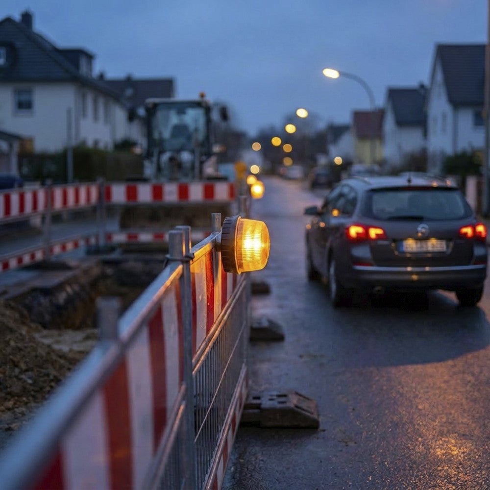 LED's Light WARN-X LED signaal-noodverlichting -5000mAh - IP54 - Amber Noodverlichting LED.nl