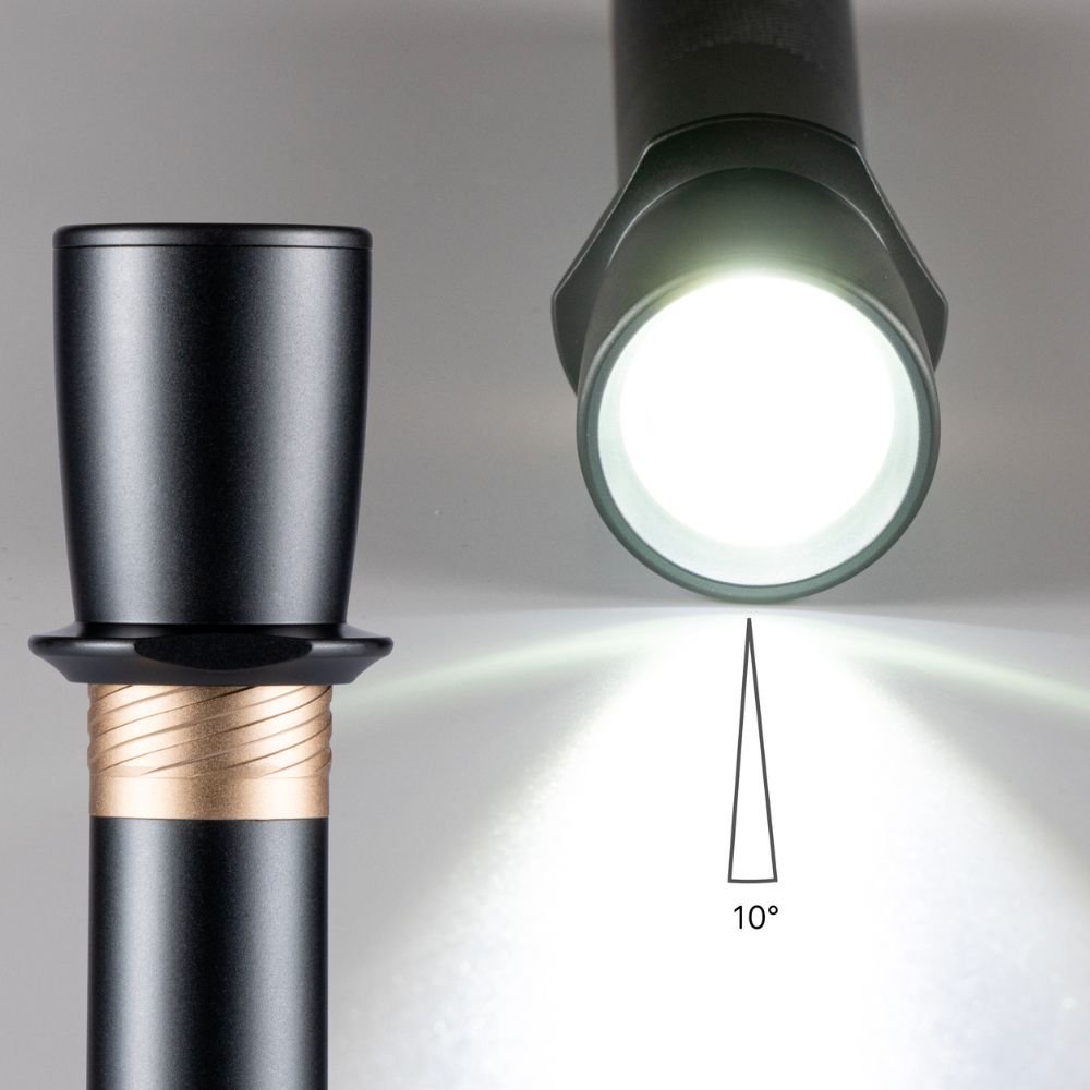 LED's Work Zaklamp op Batterijen (6x AAA) - 900 lumen - IPX4 Spatwaterdicht - Dimbaar in 3 standen LED.nl