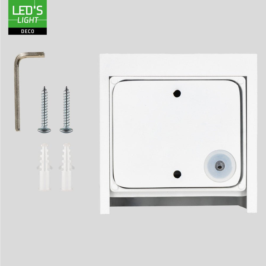 Lumo Cube Weiß – Wandleuchte ohne Leuchtmittel – ohne 1xG9 – IP65 - lidstore.shop