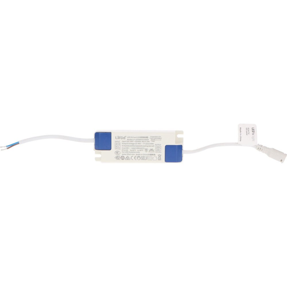 Paneel - 40W 4000lm 4000K 595x595mm - Lifud Driver - Wit - < 22 Panelen LED.nl