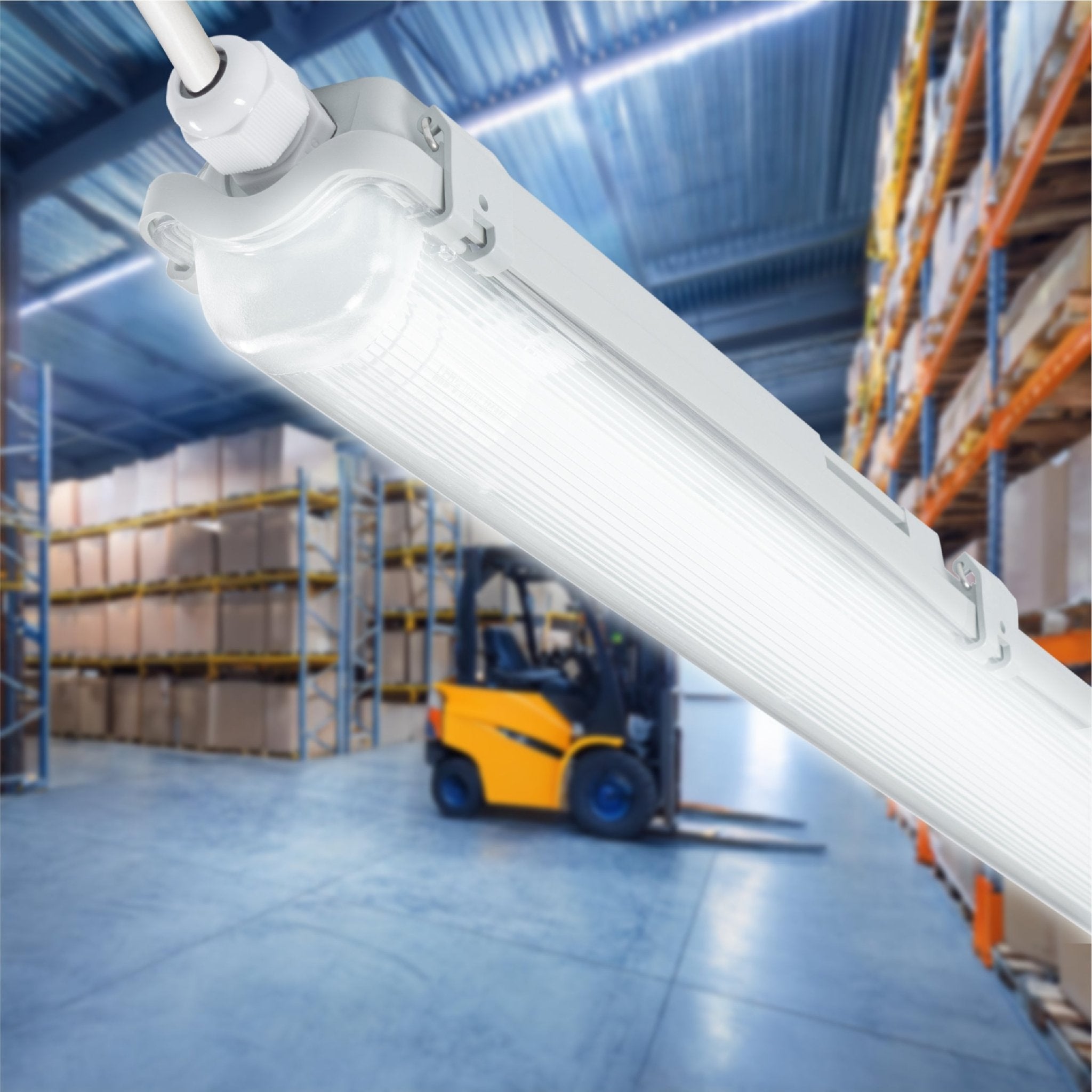 LED's Light LED TL armatuur met lamp 120 cm - Koud wit licht 6500 K - Waterdicht - Complete set TL verlichting LED.nl