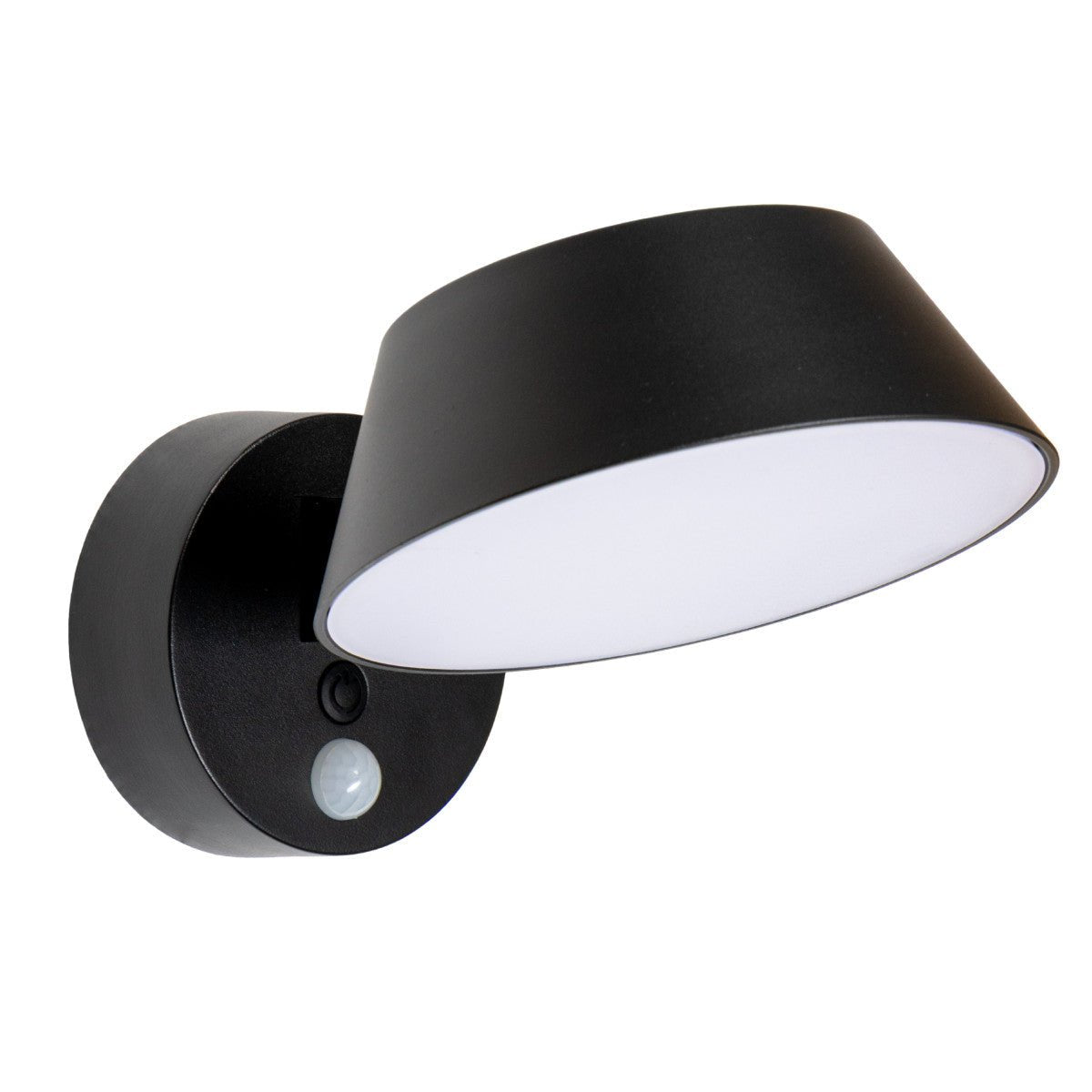 Solar Wandlamp Buitenlamp met Bewegingssensor - 350lm - 4000K - Zwart - IP54 - Sensor LED.nl