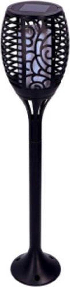 3in1 Solar Tuinlamp Fakkel met sensor - Priklamp, Wandlamp en tafellamp in 1 - 41 cm Buitenlampen LED.nl