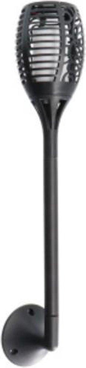 3in1 Solar Tuinlamp Fakkel met sensor - Priklamp, Wandlamp en tafellamp in 1 - 41 cm Buitenlampen LED.nl