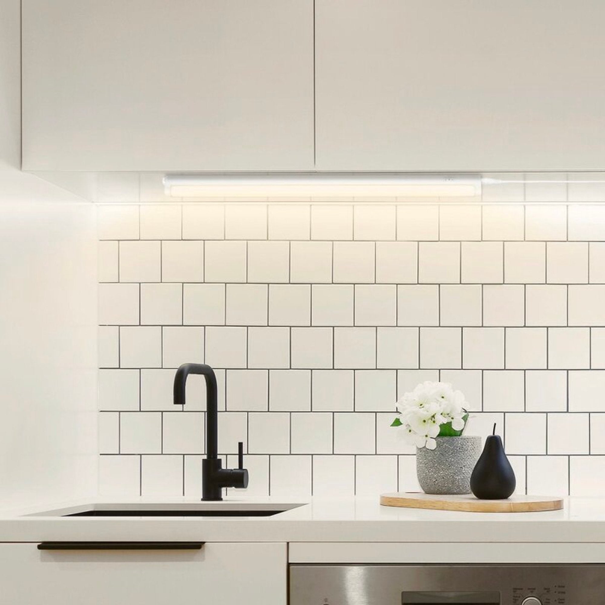 Complete LED Onderbouwverlichting 60 cm - Met koppelstuk en voeding - 4000K LED.nl