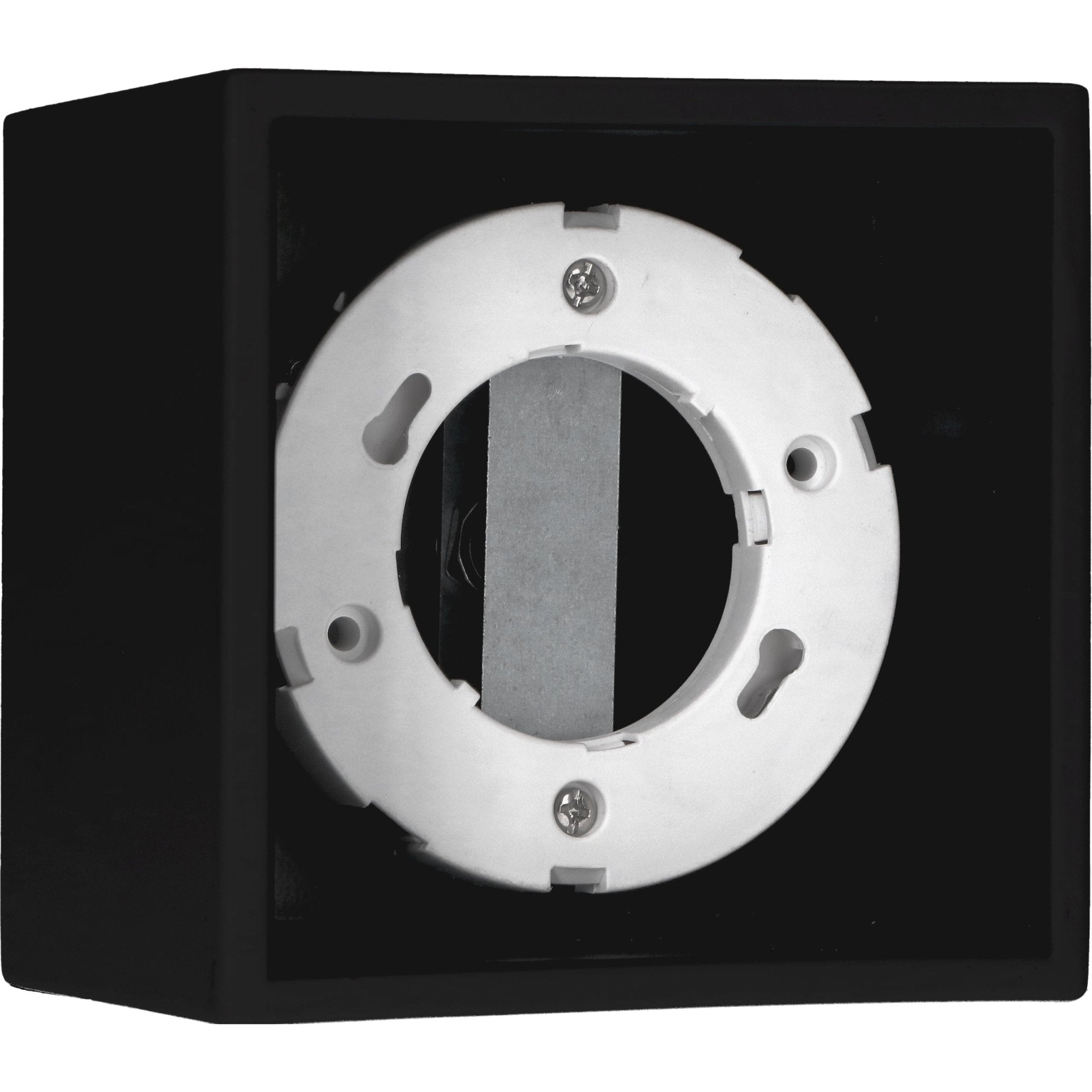 Cube Plafonniere met 1 lichtpunt - Draaibaar licht - Staal - 10 x 8 cm - Zwart Plafondlampen LED.nl
