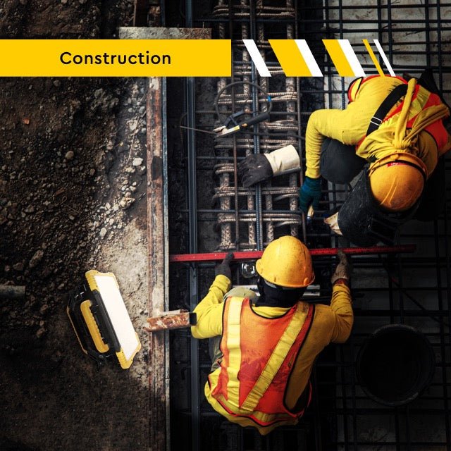 LED's Work Draadloze LED Bouwlamp 5200 - Werkt op accu's van Makita, Bosch, Dewalt, Milwaukee, Metabo – IP54 Bouwlampen LED.nl