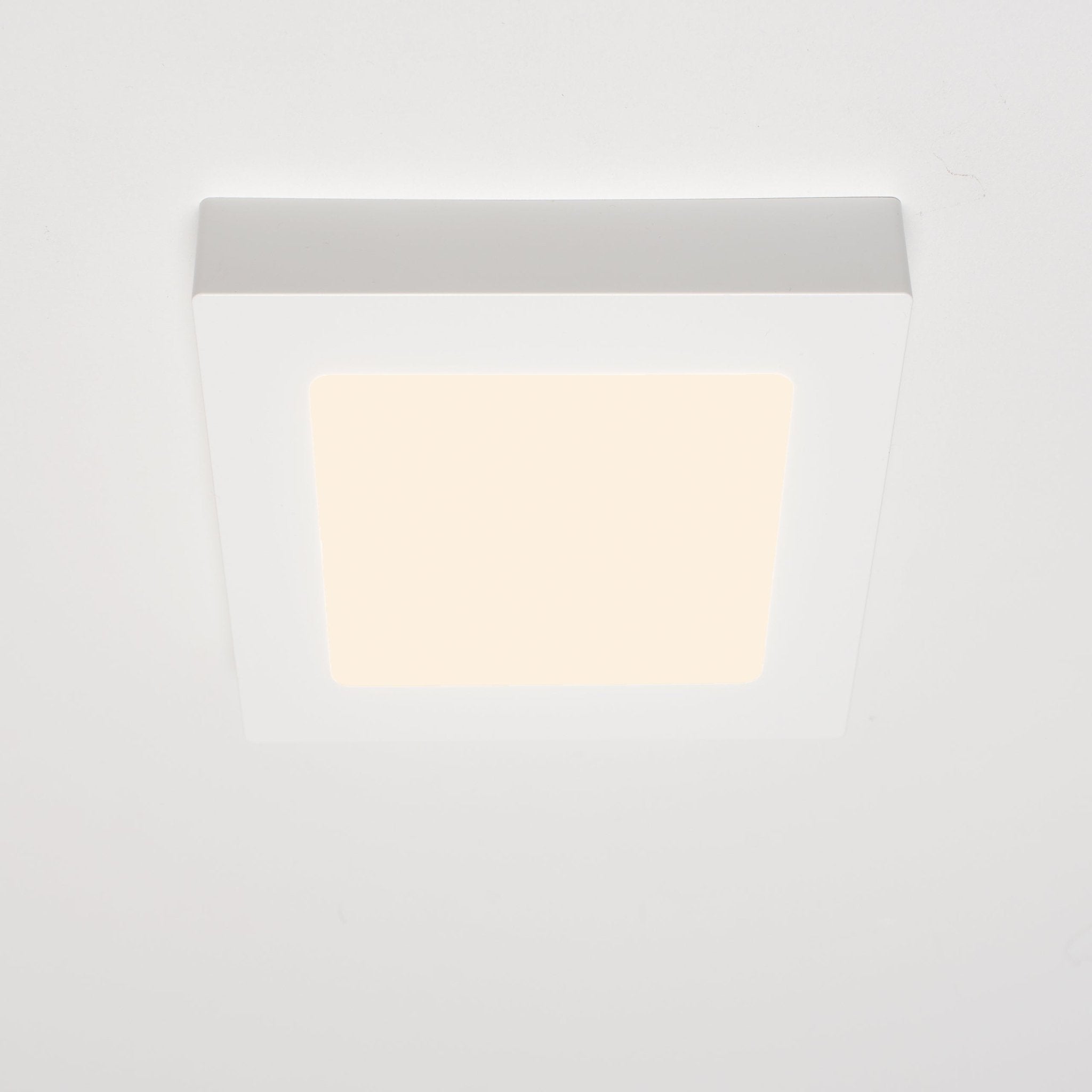 LED's Light LED Inbouwspot opbouwspot vierkant 15 cm - CCT - Dimbaar - Inbouw en opbouw - 1200 lm - Zaagmaat 147×147mm – Wit Plafondlampen LED.nl