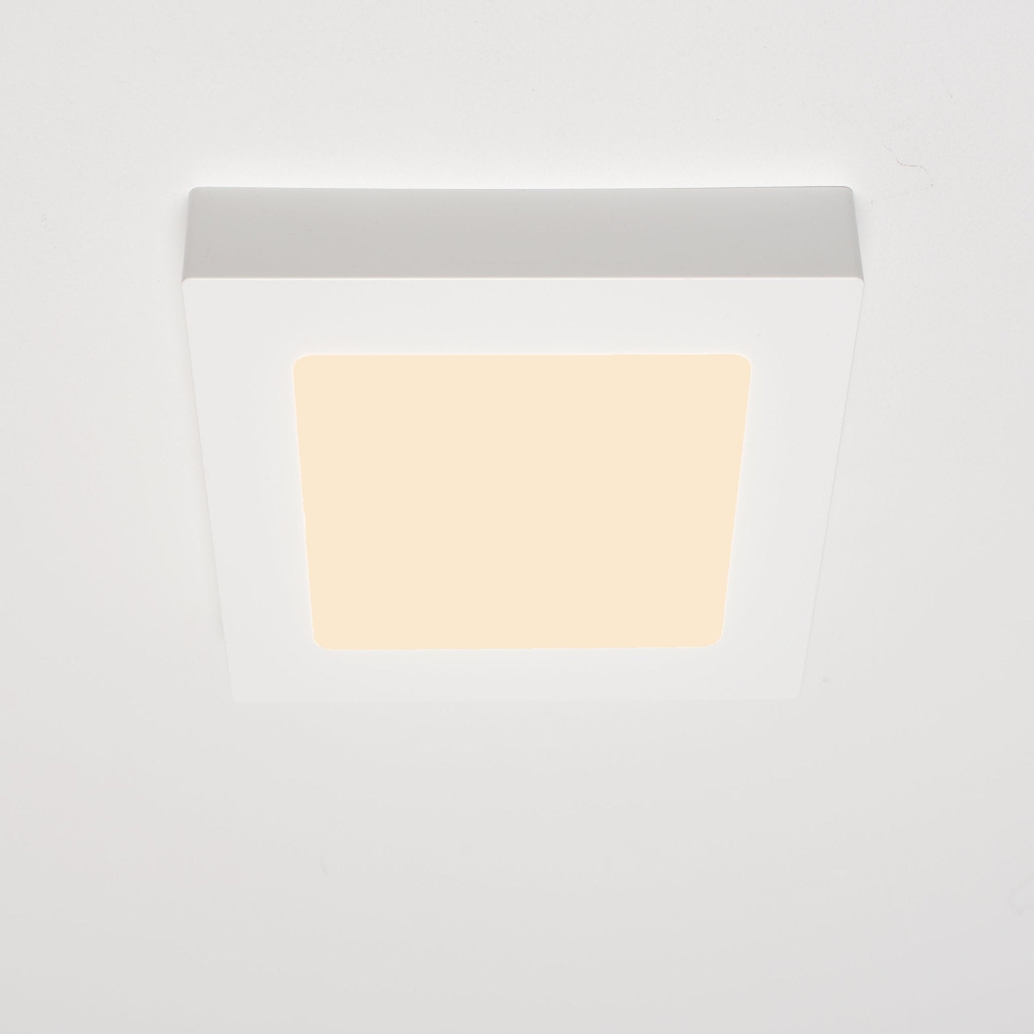 LED's Light LED Inbouwspot opbouwspot vierkant 15 cm - CCT - Dimbaar - Inbouw en opbouw - 1200 lm - Zaagmaat 147×147mm – Wit Plafondlampen LED.nl