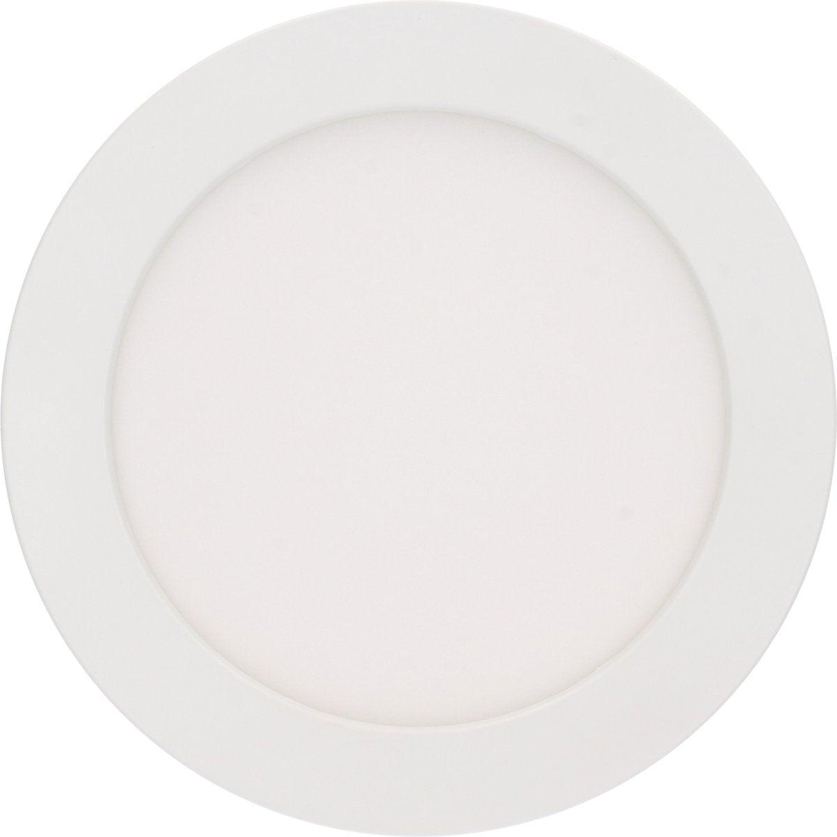 LED's Light Inbouw/Opbouw LED Plafondlamp 15W 1500lm CCT 3000K/4000K/6000K – Zaagmaat Ø 200mm – Wit – Dimbaar Plafondlampen LED.nl