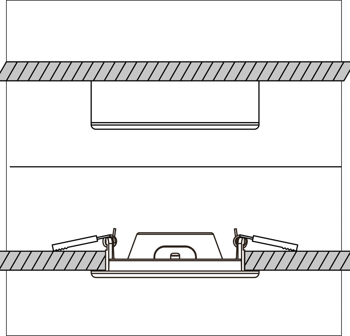 LED's Light LED Inbouwspot 6W 500lm CCT 3000K/4000K/6000K – Zaagmaat Ø 100mm – Wit – Dimbaar Spotjes LED.nl