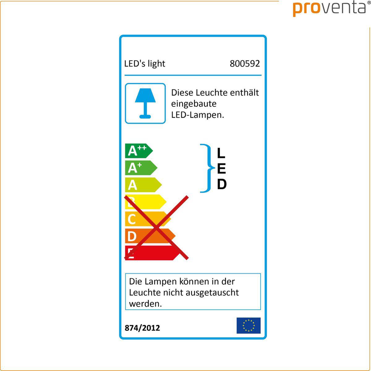LED's Light Universele Plafondlamp 1500 - Geschikt voor badkamer IP44 - Warm wit (3000K) - 30 cm Plafondlampen LED.nl