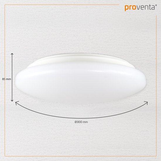 LED's Light Universele Plafondlamp 1500 - Geschikt voor badkamer IP44 - Warm wit (3000K) - 30 cm Plafondlampen LED.nl