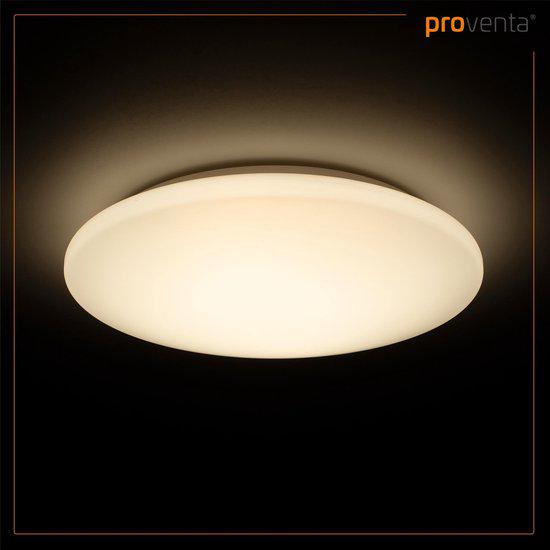 LED Badkamerlamp rond 37 cm - universeel - Spatwaterbestendig IP44 - Koud wit licht Plafondlampen LED.nl