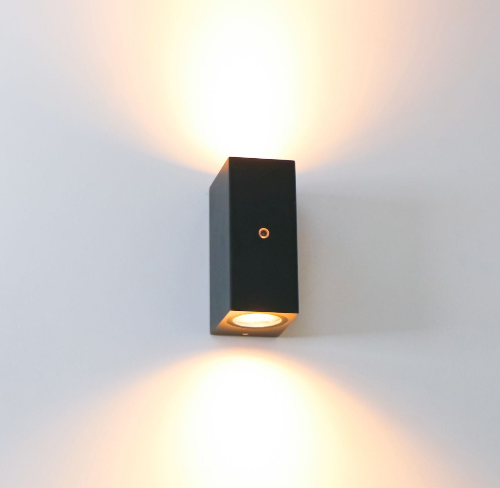 NØRD Up&Down - LED's Light LED Buitenlamp met sensor - IP44 waterdicht - GU10 fitting - Model Napoli - Zwart Buitenlampen LED.nl