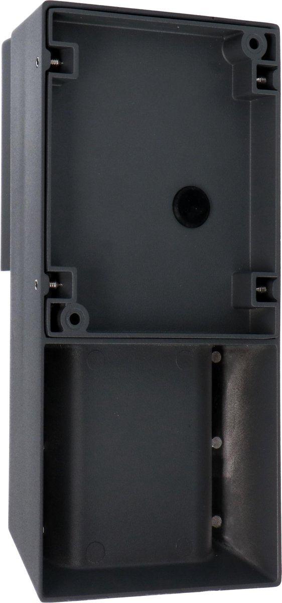 2 pack - LED Muurlamp buiten met GU10 fitting - Strepen - Rimini - IP44 - Antraciet Wandlampen LED.nl