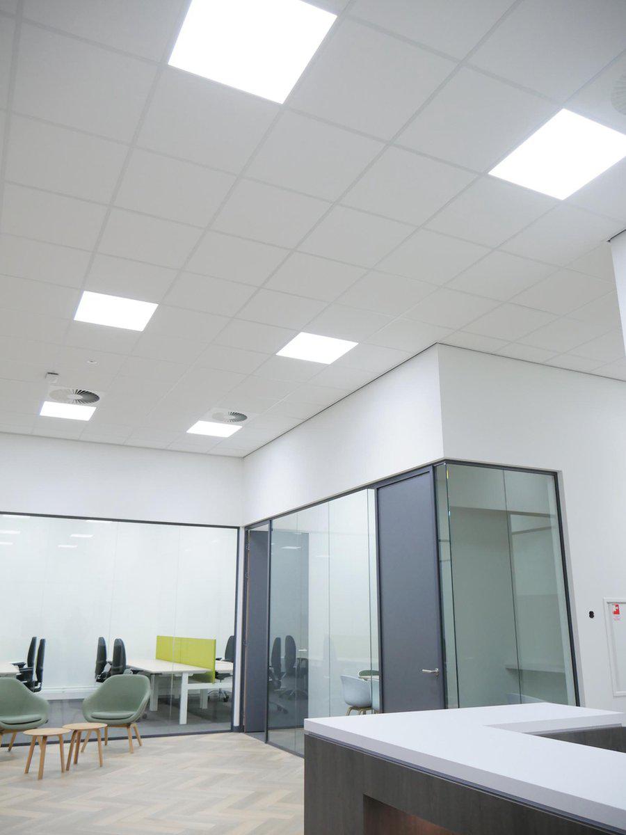 LED-Panel 60 x 60 cm – Abgehängte Deckenbeleuchtung – warmweißes Licht – 3450 lm - lidstore.shop
