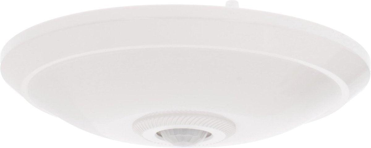 LED Plafondlamp 24 cm met bewegingssensor - Spatwaterdicht - Warm wit Plafondlampen LED.nl