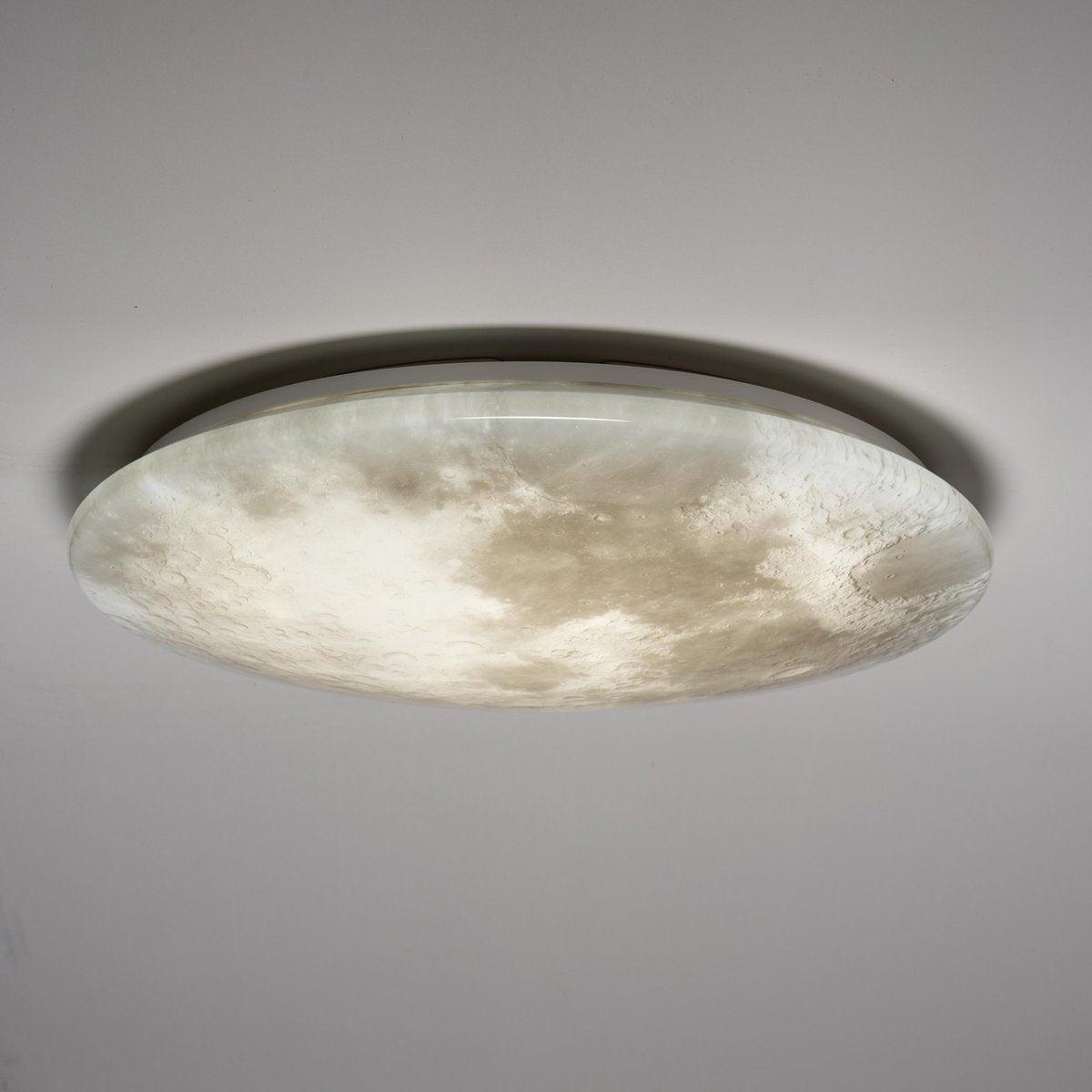 LED's Light Maan Plafondlamp voor de Slaapkamer - Dimbaar met afstandsbediening - 60 cm Plafondlampen LED.nl