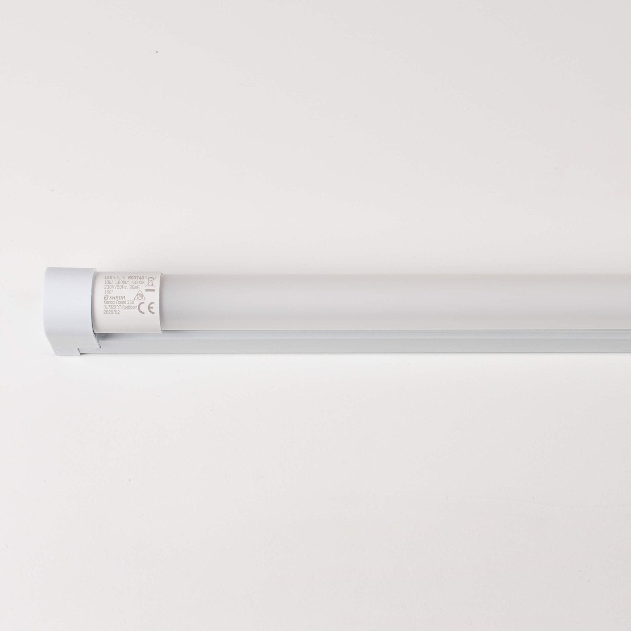 2 PACK - LED's Light LED licht balk 60 cm voor binnen - Armatuur inclusief LED TL buis - 1000 lm TL verlichting LED.nl