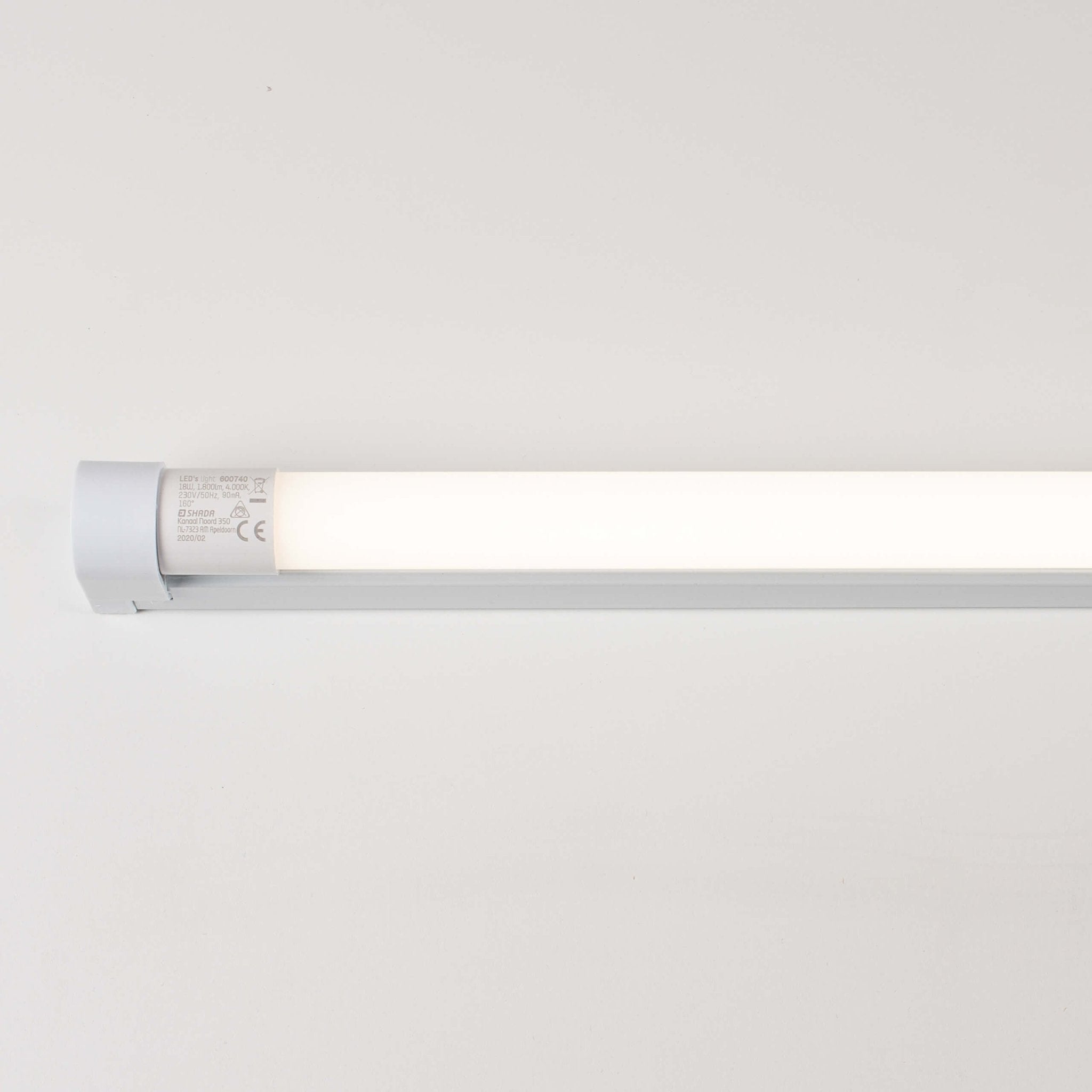 2 PACK - LED's Light LED licht balk 60 cm voor binnen - Armatuur inclusief LED TL buis - 1000 lm TL verlichting LED.nl