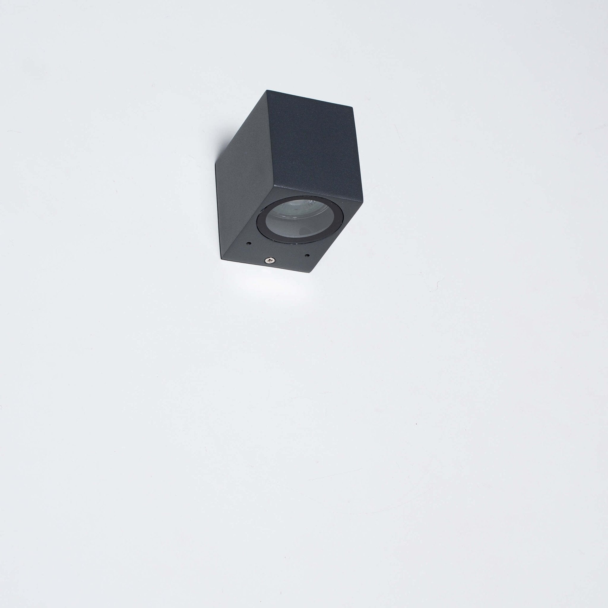 6 pack - LED's Light LED Wandlamp Buiten met GU10 fitting - Vierkant - IP44 - Antraciet - Model Rome Wandlampen LED.nl