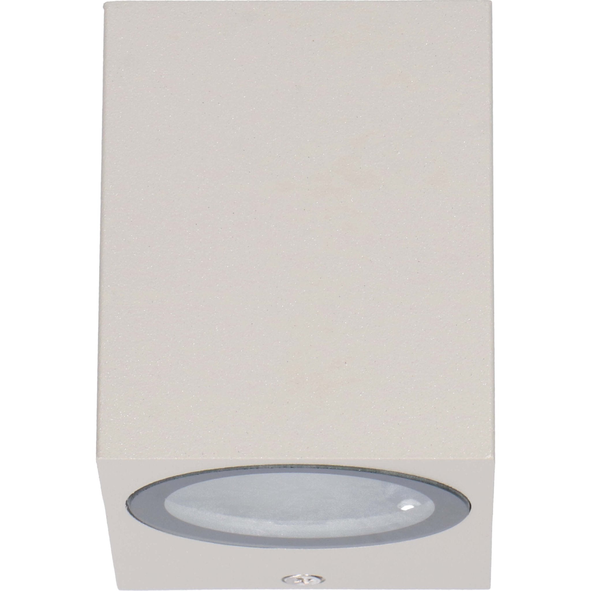 6 pack - LED Wandlamp buiten met GU10 fitting - Rome - Vierkant - IP44 - Grijs Wandlampen LED.nl